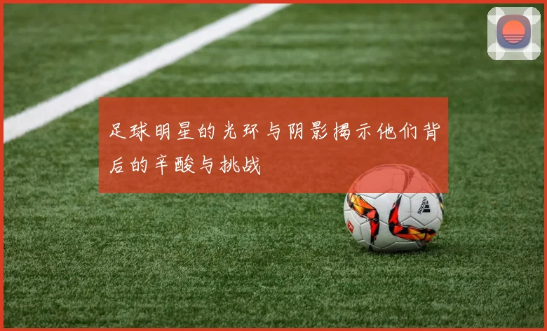 足球明星的光环与阴影揭示他们背后的辛酸与挑战